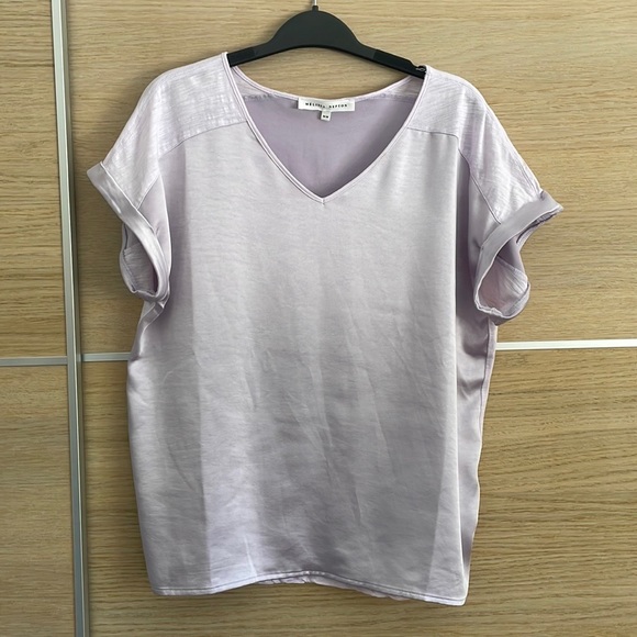 Melissa Nepton Darian satin tee - Picture 1 of 5